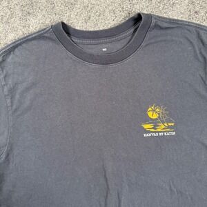 Katin T Shirt Medium Gray Palm Tree Beach Graphic Tee 100% Organic Cotton‎ Men's